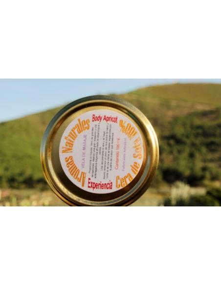 Cera de Soja - Masaje Body Apricot tarro 190 ml.